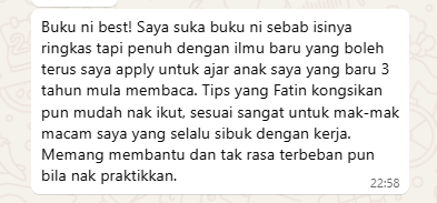 Testimonial Aisyah Ebook