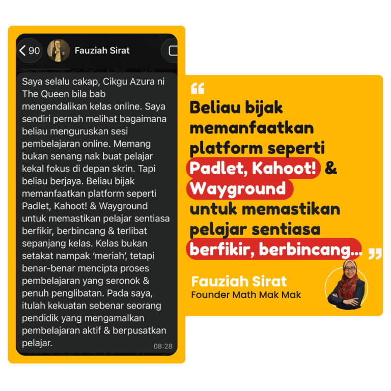 Testimonial Pn Fauziah