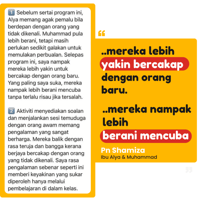 Testimonial Pn Shamiza -Alya Muhammad